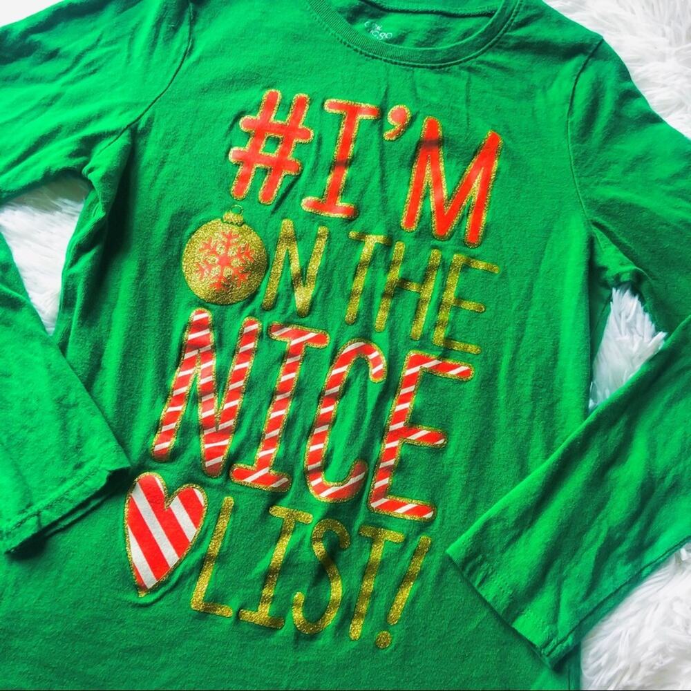 THE CHILDREN'S PLACE • I’m On The Nice List Christmas Tee